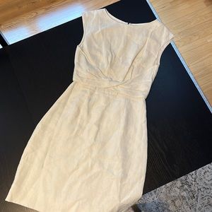 JCrew linen suiting dress, size 0